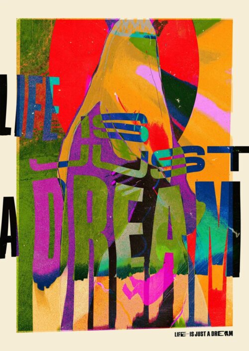 Life is just a dream, pregnant woman.