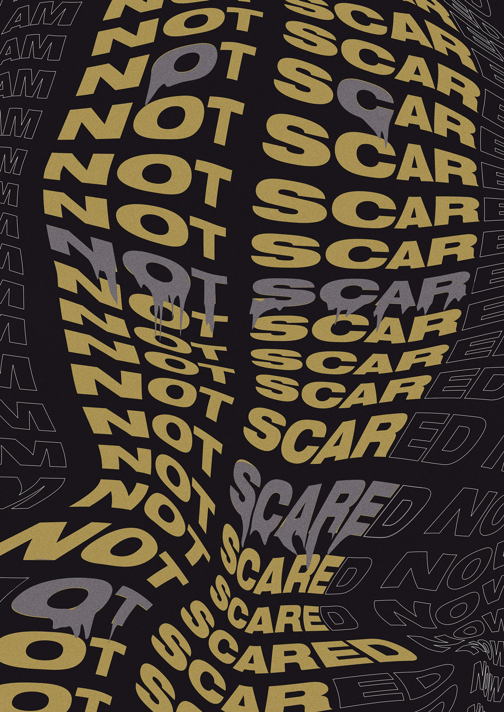 Not Scared Poster. I'm Not Scared now.