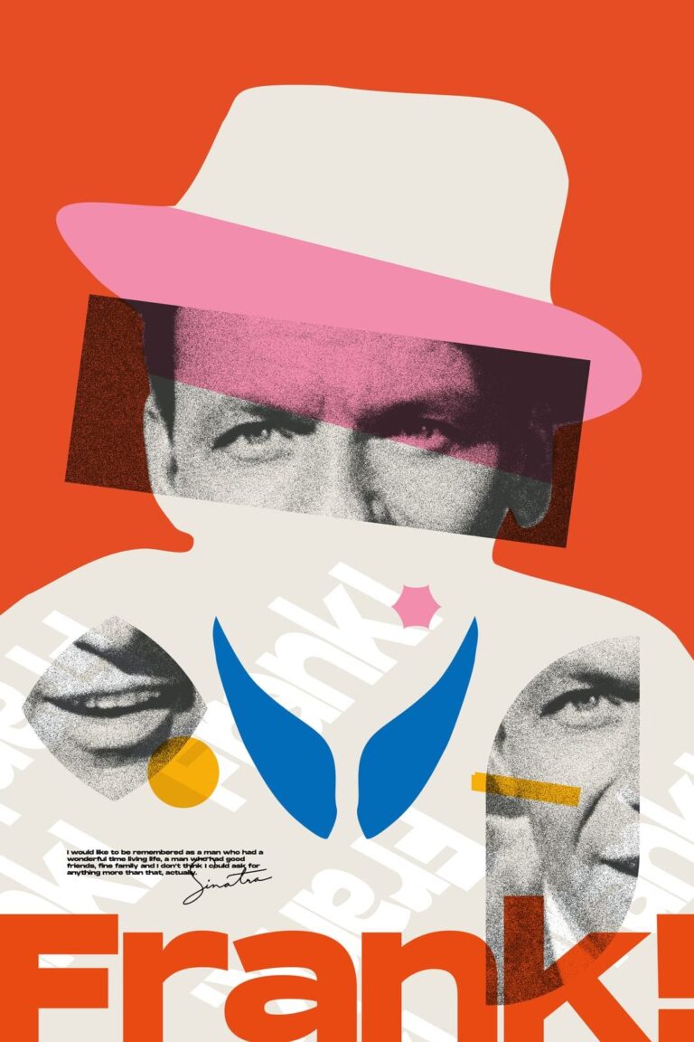 Frank Sinatra Tribute Poster, Art Print by Nicola Napoli / Art Fugace