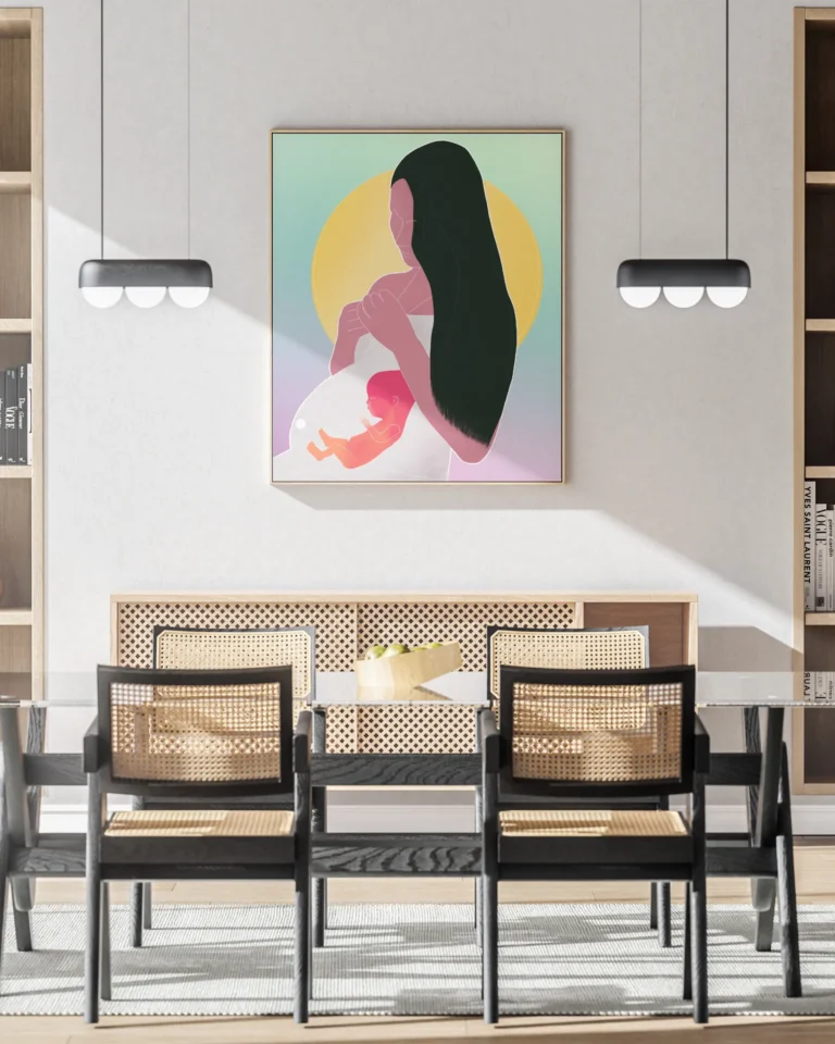 Pregnant, New Born - Art Commissions made in Italy by Nicola Napoli